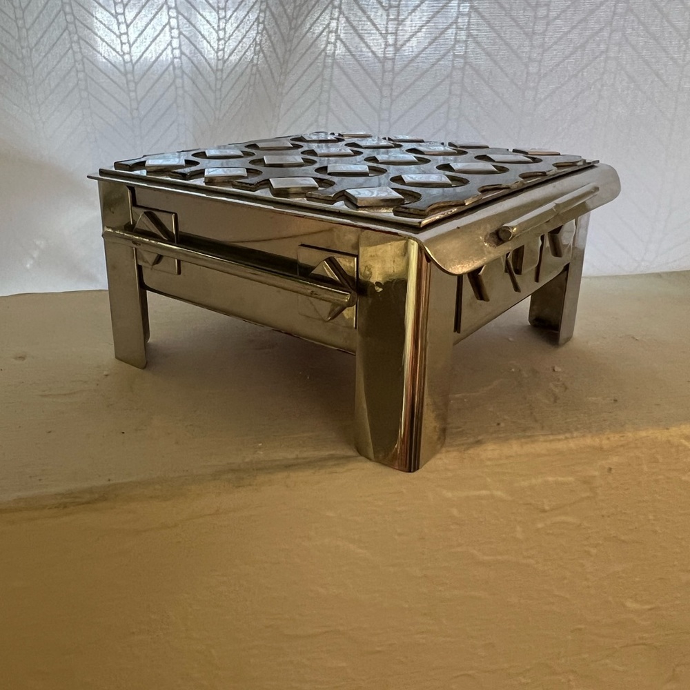Men’s heavy duty welded metal toolbox jewelry holder-RARE - Picture 4 of 6
